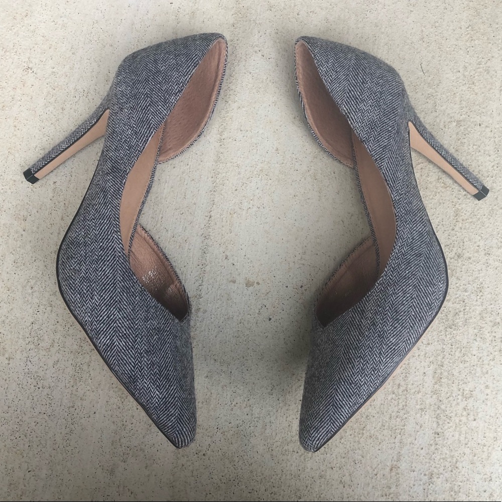 Halogen D’Orsay Heel Textured Print